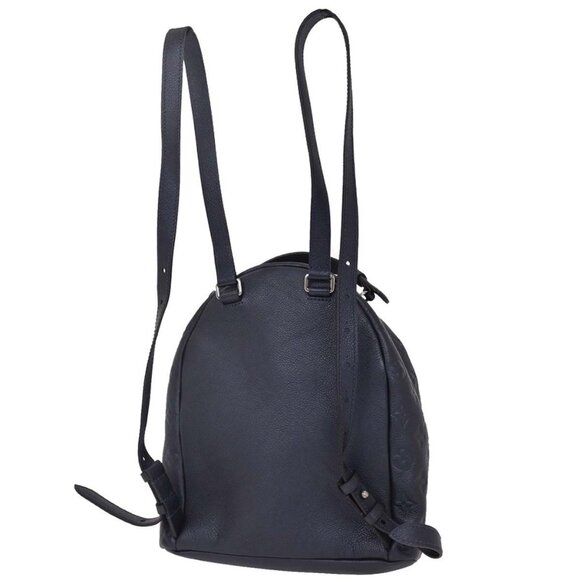 Louis Vuitton Blue Monogram Empreinte Sorbonne Backpack M43741 CA3197 177438 - Picture 2 of 10
